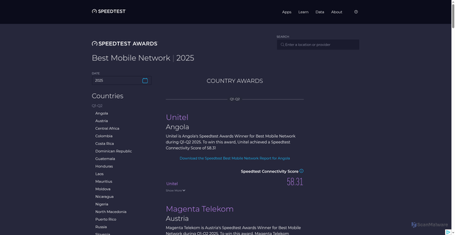 Security scan screenshot of https://hbp.pages.dev/awards/best-mobile/?