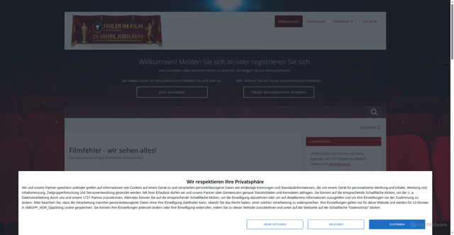 Security scan screenshot of https://fehler-im-film.de