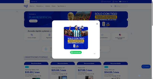 Security scan screenshot of https://tigosvopas.click/