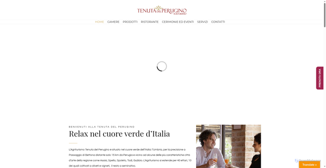 Security scan screenshot of https://www.tenutadelperugino.it/