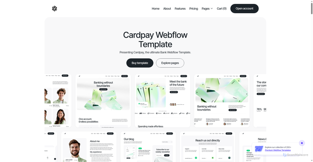 Security scan screenshot of https://cardpay.live/old-home