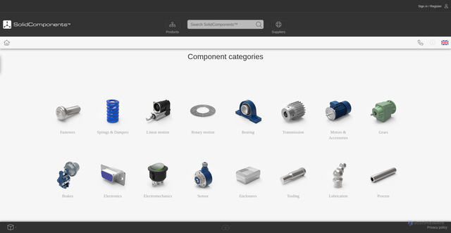Security scan screenshot of https://solidcomponents.com