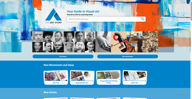 Security scan screenshot of https://www.theartstory.org