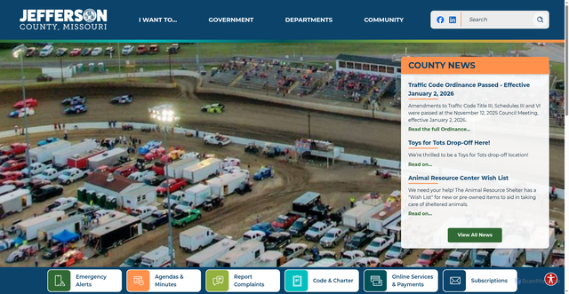 Security scan screenshot of https://jeffcomo.gov/