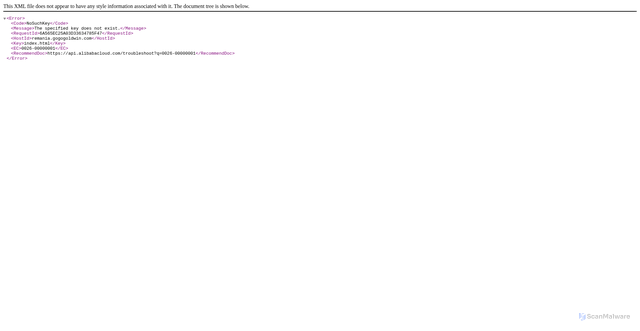 Security scan screenshot of https://remania.gogogoldwin.com