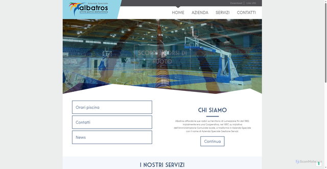 Security scan screenshot of https://www.asalbatros.it/