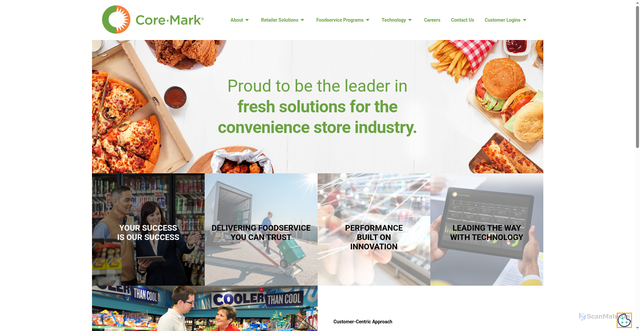 Security scan screenshot of https://coremark.com