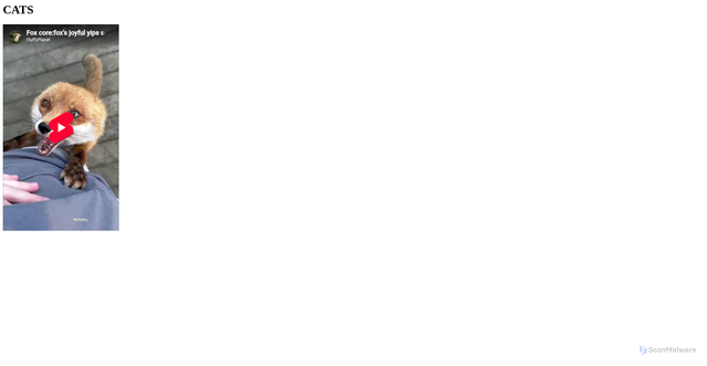 Security scan screenshot of https://shortsembedsample01-c5gl8mm72r.edgeone.app/