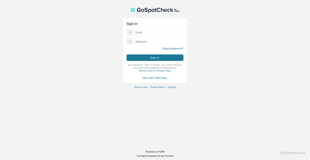 Security scan screenshot of https://api.gospotcheck.com