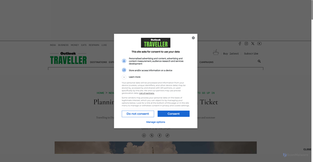 Security scan screenshot of https://www.outlooktraveller.com/News/planning-a-disney-trip-peak-season-ticket-prices-to-go-up-in-2027