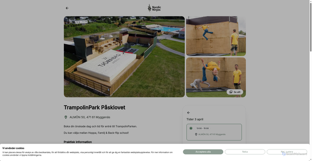 Security scan screenshot of https://nordicninjas.understory.io/experience/7bd2a19818fe7588b7a873f1177a6f7d