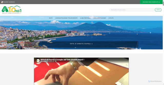 Security scan screenshot of https://www.atonapoli1.it