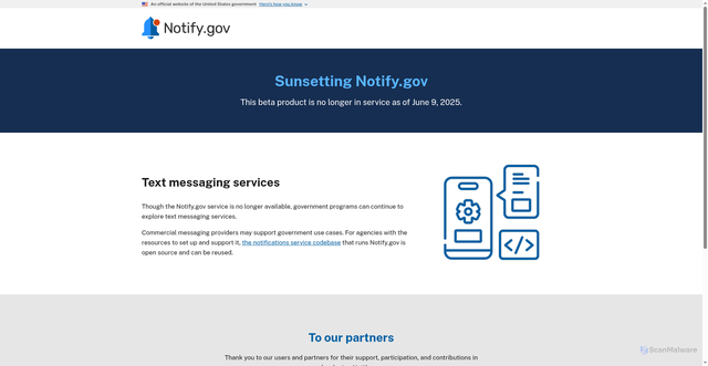 Security scan screenshot of https://beta.notify.gov/