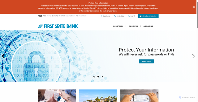 Security scan screenshot of https://www.keysbank.com/
