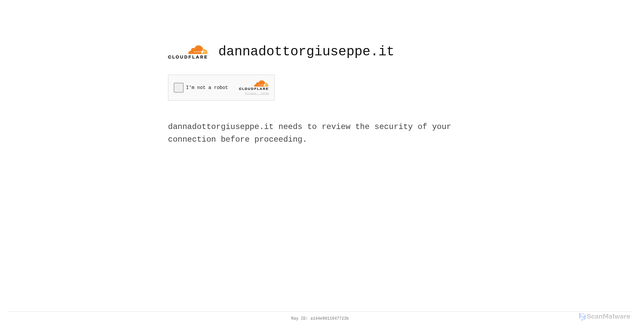 Security scan screenshot of https://dannadottorgiuseppe.it