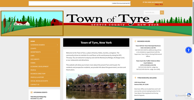 Security scan screenshot of https://tyreny.gov/