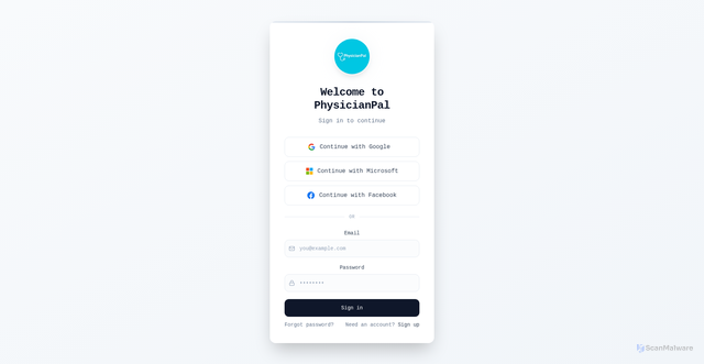 Security scan screenshot of http://platform.healthscript.ai/