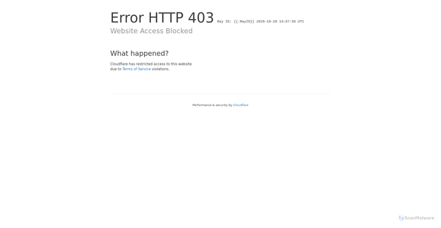 Security scan screenshot of https://sunny-garden-2ad0-6d4f5536.pages.dev/de-de