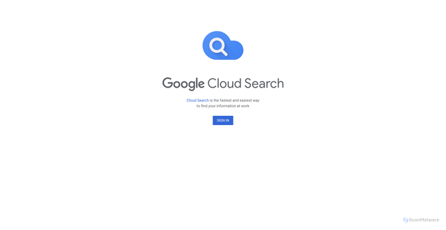 Security scan screenshot of https://cloudsearch.google.com