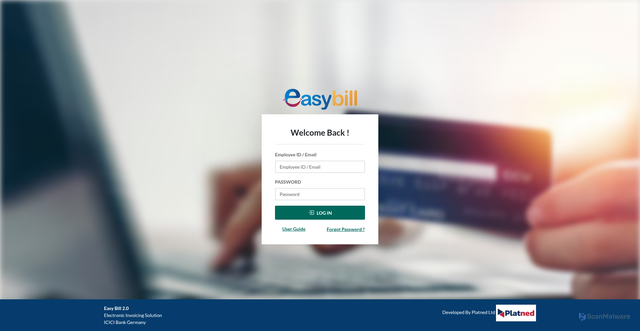 Security scan screenshot of https://www.icicibankinvoice.de
