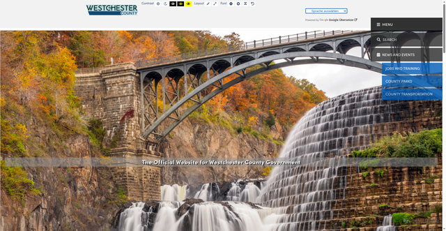 Security scan screenshot of https://www.westchestergov.com/