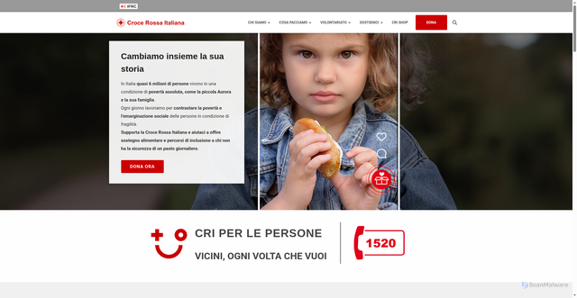 Security scan screenshot of https://cri.it/