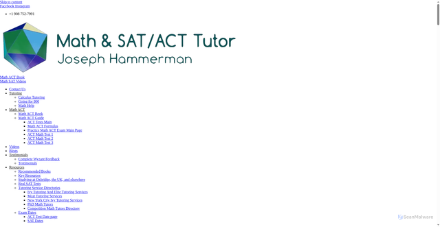 Security scan screenshot of https://perfectmathsat.com/what-is-the-classic-learning-test-clt/