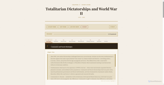 Security scan screenshot of https://ch17studyguide-7cdlfk0yz8.edgeone.app/