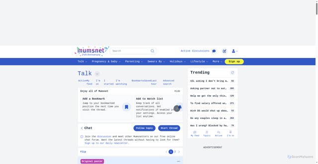 Security scan screenshot of https://www.mumsnet.com/talk/_chat/5427298-living-with-a-music-snob