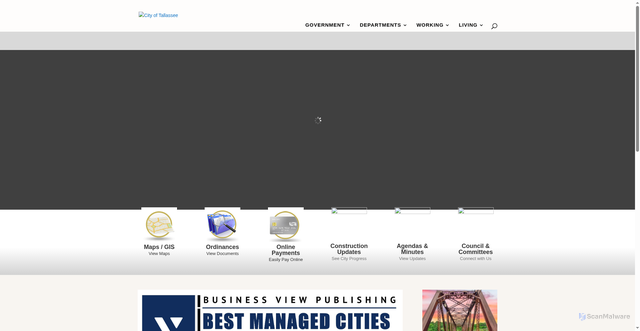 Security scan screenshot of https://www.tallasseeal.gov/
