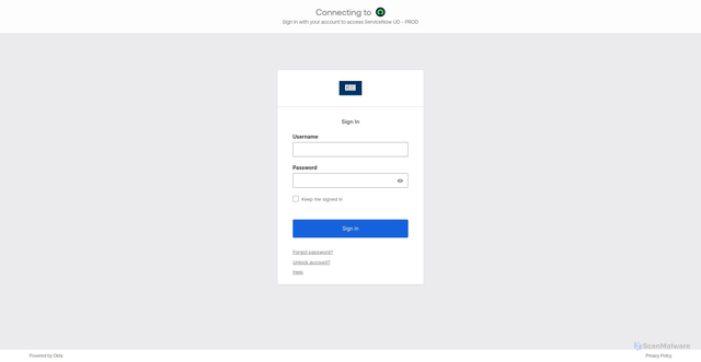 Security scan screenshot of https://crhamat.service-now.com