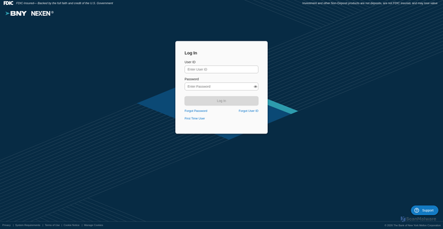 Security scan screenshot of https://iic.bnymellon.com