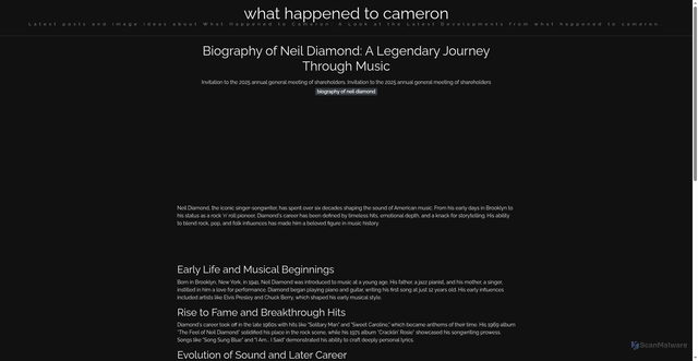 Security scan screenshot of https://lensacerdascorner-dpuv9krdmclz.edgeone.app/biography-of-neil-diamond.html