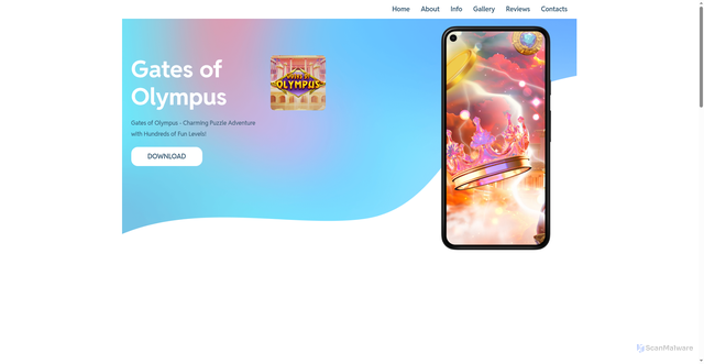 Security scan screenshot of https://krolympusaa16.site/