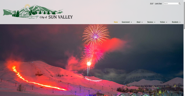 Security scan screenshot of https://sunvalleyidaho.gov/
