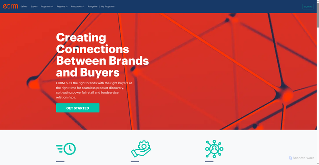 Security scan screenshot of https://ecrm.marketgate.com