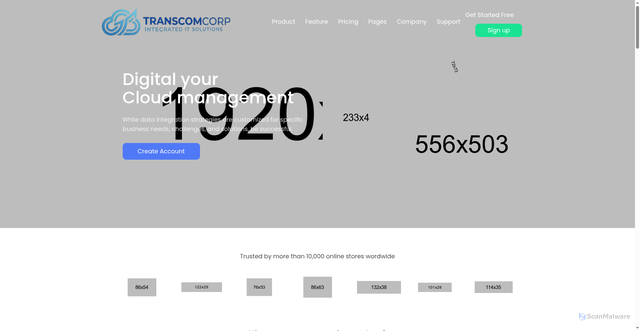 Security scan screenshot of http://devcorptrans.com/index-2.html