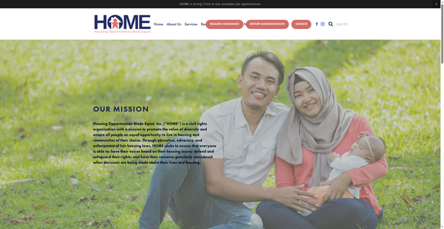 Security scan screenshot of https://www.homeny.org/