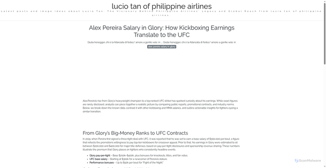 Security scan screenshot of https://lensanetworkcorner-dp73d2pc3rnz.edgeone.app/alex-pereira-salary-in-glory.html
