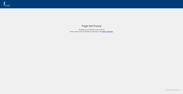Security scan screenshot of https://eras.aamc.org