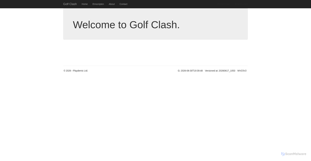 Security scan screenshot of https://playgk.playdemic.com