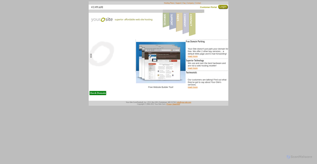 Security scan screenshot of https://your-site.com