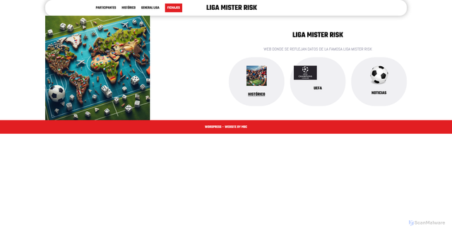 Security scan screenshot of http://mister.manubatalla.hol.es/