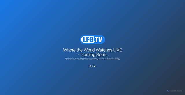 Security scan screenshot of https://lfg.tv/