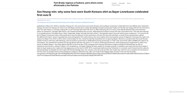Security scan screenshot of https://legalleganfave-8d2e3x92a2.edgeone.app/17338-son-heung-min-why-some-fans-wore-south-koreans-shirt-as-bayer-leverkusen-celebrated-first-ever-b.html