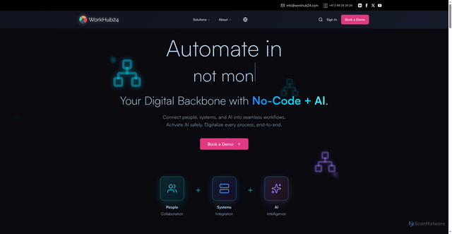 Security scan screenshot of https://workhub24.com