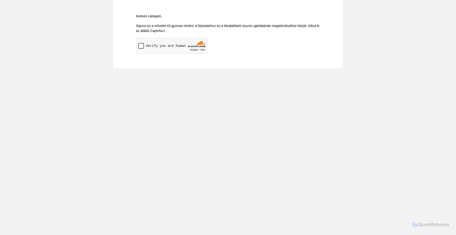 Security scan screenshot of https://www.mediamarkt.hu