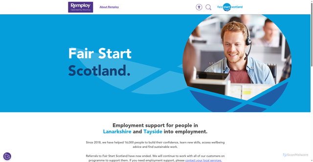 Security scan screenshot of https://www.remploy.co.uk/