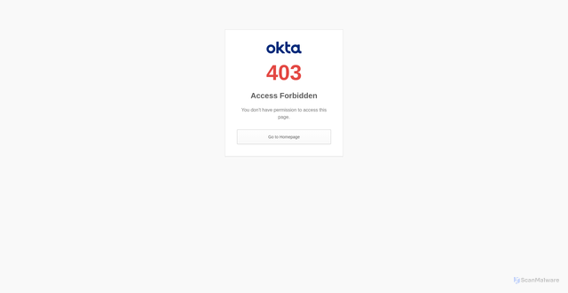 Security scan screenshot of https://hallcapital.okta.com