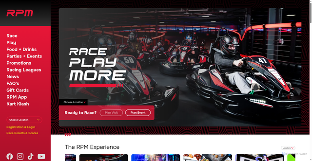 Security scan screenshot of https://rpmraceway.com
